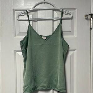 A New Day Green Tank Top Large